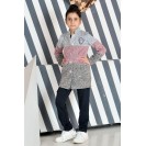 Кардиган трехцветный