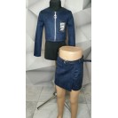 Юбка-шорты велюр