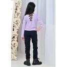 Костюм: штаны с поясом и кофта