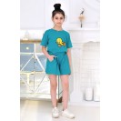 Костюм: футболка с шортами-юбкой