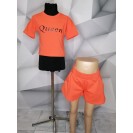 Костюм: футболка с шортами-юбкой