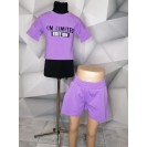 Костюм: футболка с шортами-юбкой