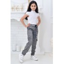 Штаны с карманами и поясом