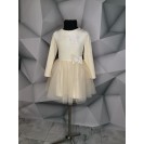 Велюрова сукня з фатином