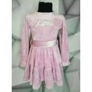 Велюрова сукня на малечу