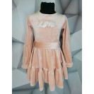 Велюрова сукня на малечу