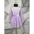 Велюрова сукня на малечу