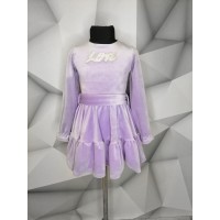 Велюрова сукня на малечу