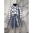 Пишна сукня з рукавом підліток