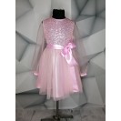 Пишна фатинова сукня з паєтками